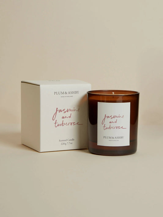 Heliotique | Plum & Ashby Jasmine & Tuberose Scented Candle