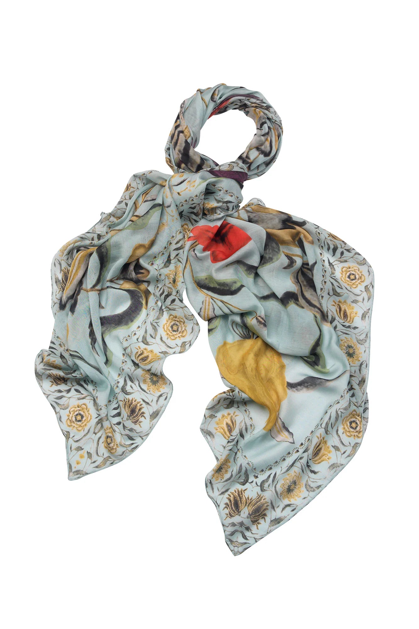 Heliotique Joy Scarf - Aqua
