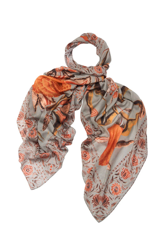 Heliotique | One Hundred Stars Joy Scarf - Grey