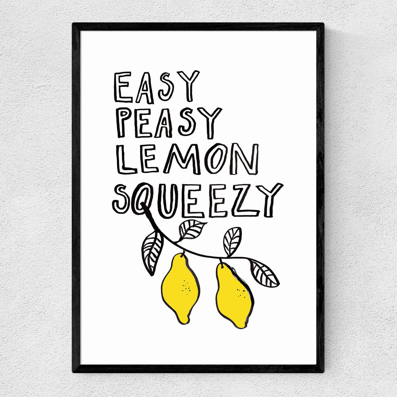 Heliotique | East End Prints Easy Peasy Lemon Print