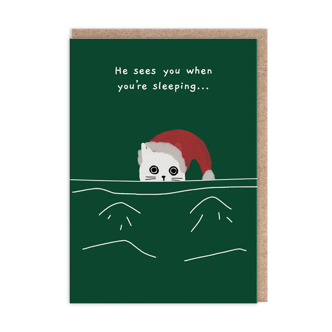 Heliotique | Ohh Deer He Sees You When You're Sleeping Card