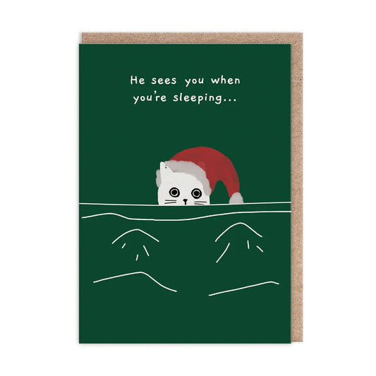 Heliotique | Ohh Deer He Sees You When You're Sleeping Card