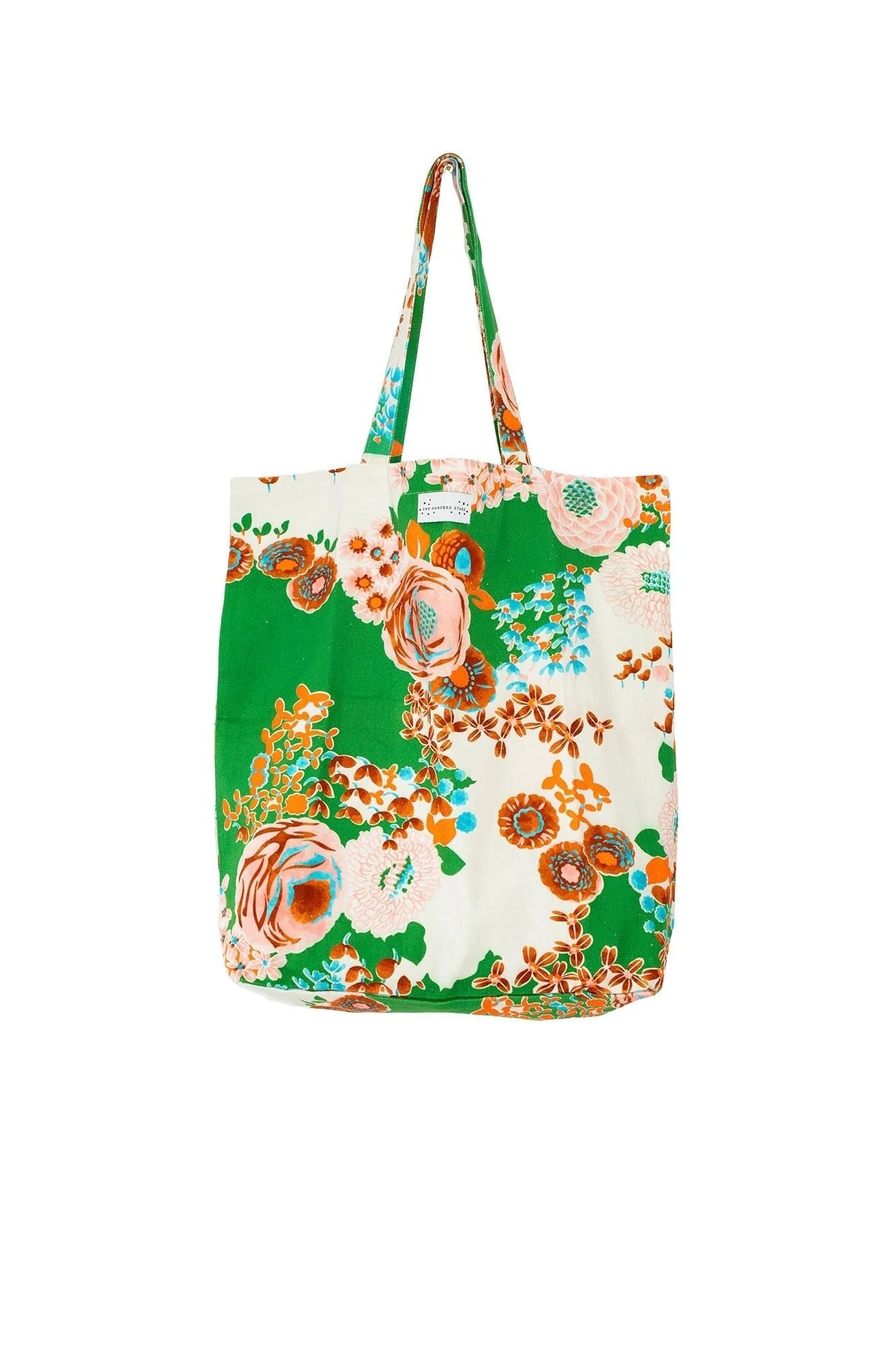 Heliotique Kitsch Bouquet Canvas Bag