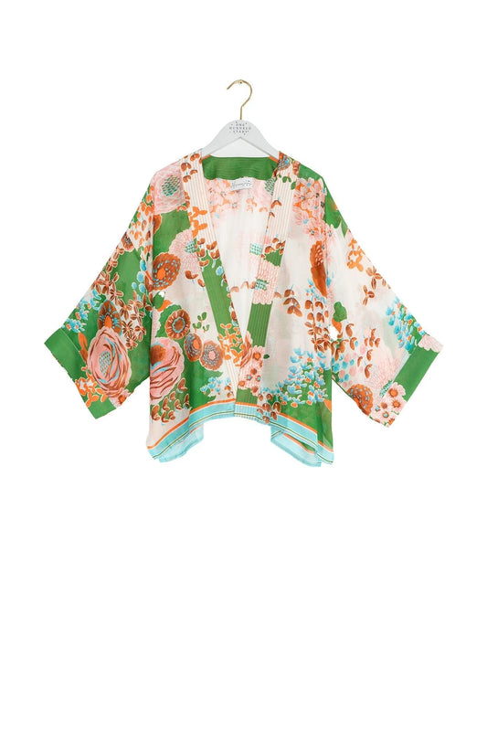 Heliotique Kitsch Bouquet Kimono