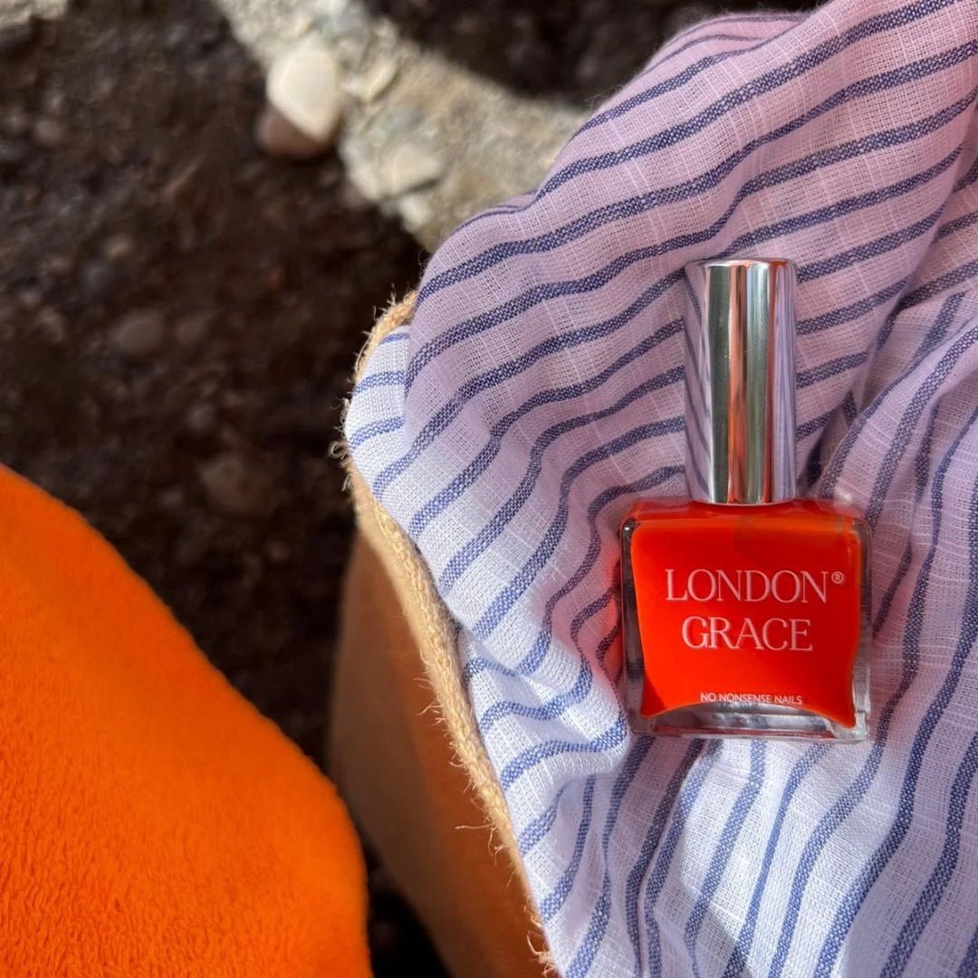 Heliotique | London Grace 'Laura' Orange Nail Polish