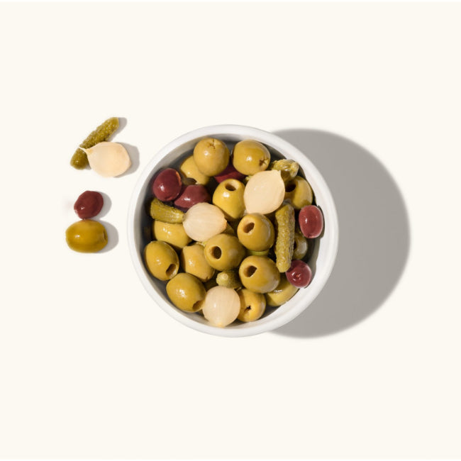 Heliotique | Perello Cocktail Mix Pitted Green Olives - 1.4kg Tin