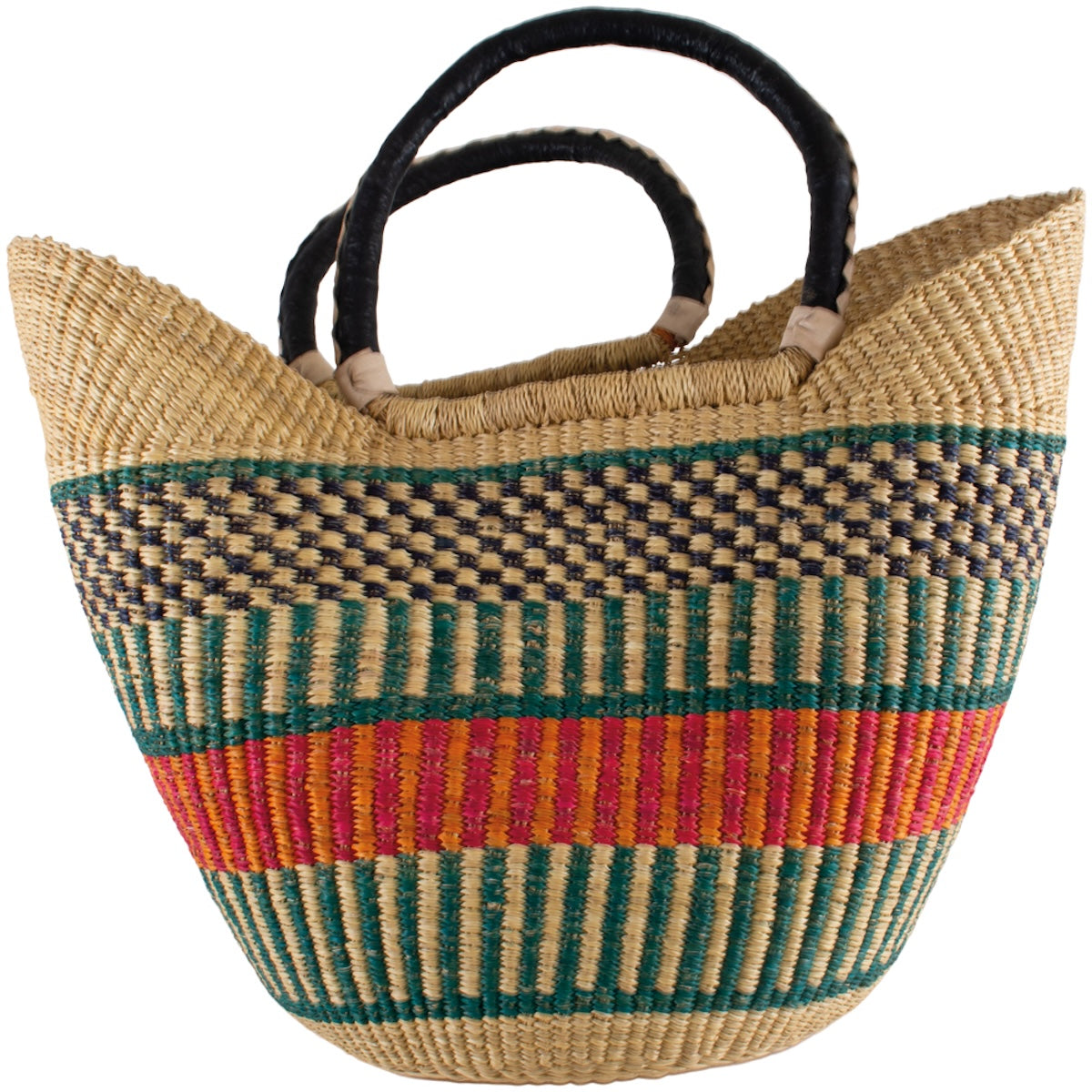 Heliotique Handwoven Shopping Basket - Kisi