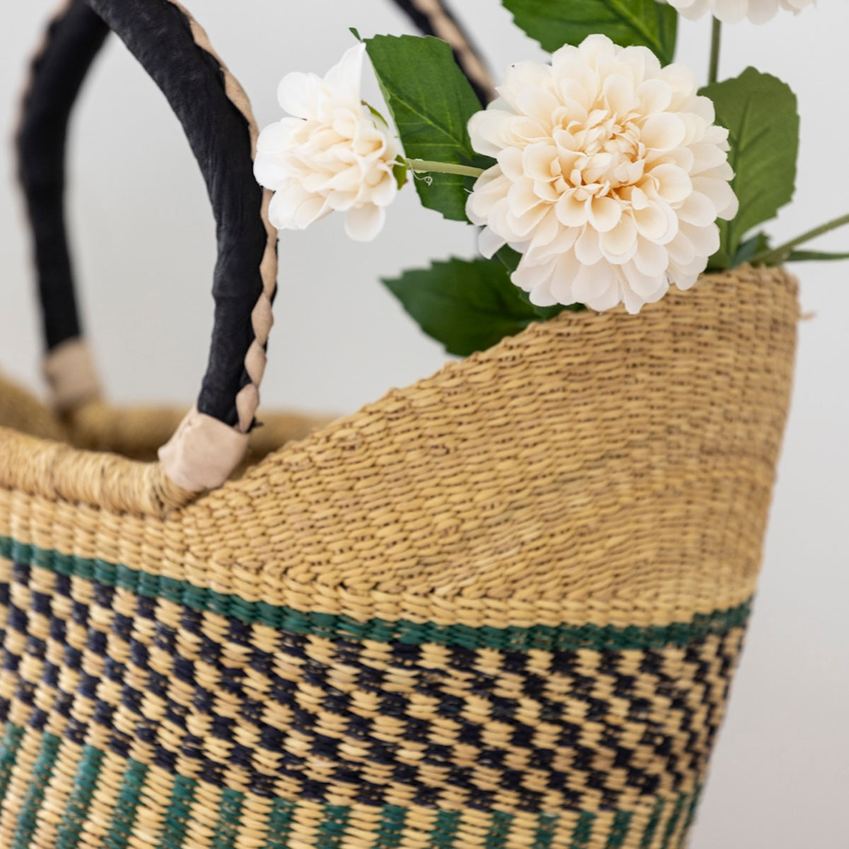 Heliotique Handwoven Shopping Basket - Kisi