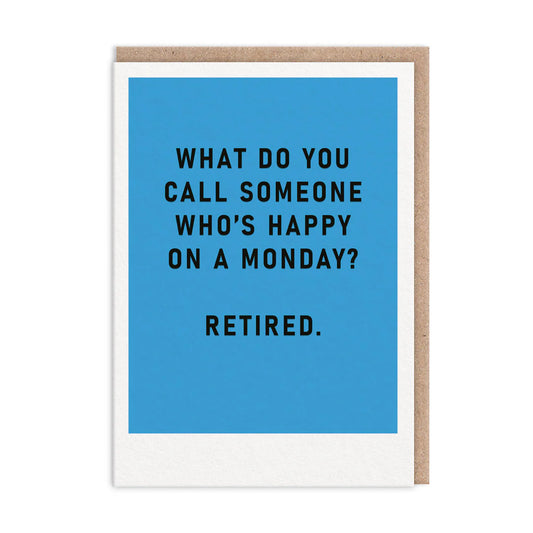 Heliotique | Ohh Deer Happy Monday Retirement Card