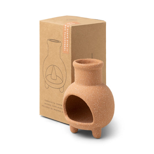 Heliotique | Paddywax Chiminea Incense Cone Holder - Palo Santo & Sage