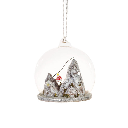 Heliotique | Sass & Belle Ski Mountain Globe Tree Decoration