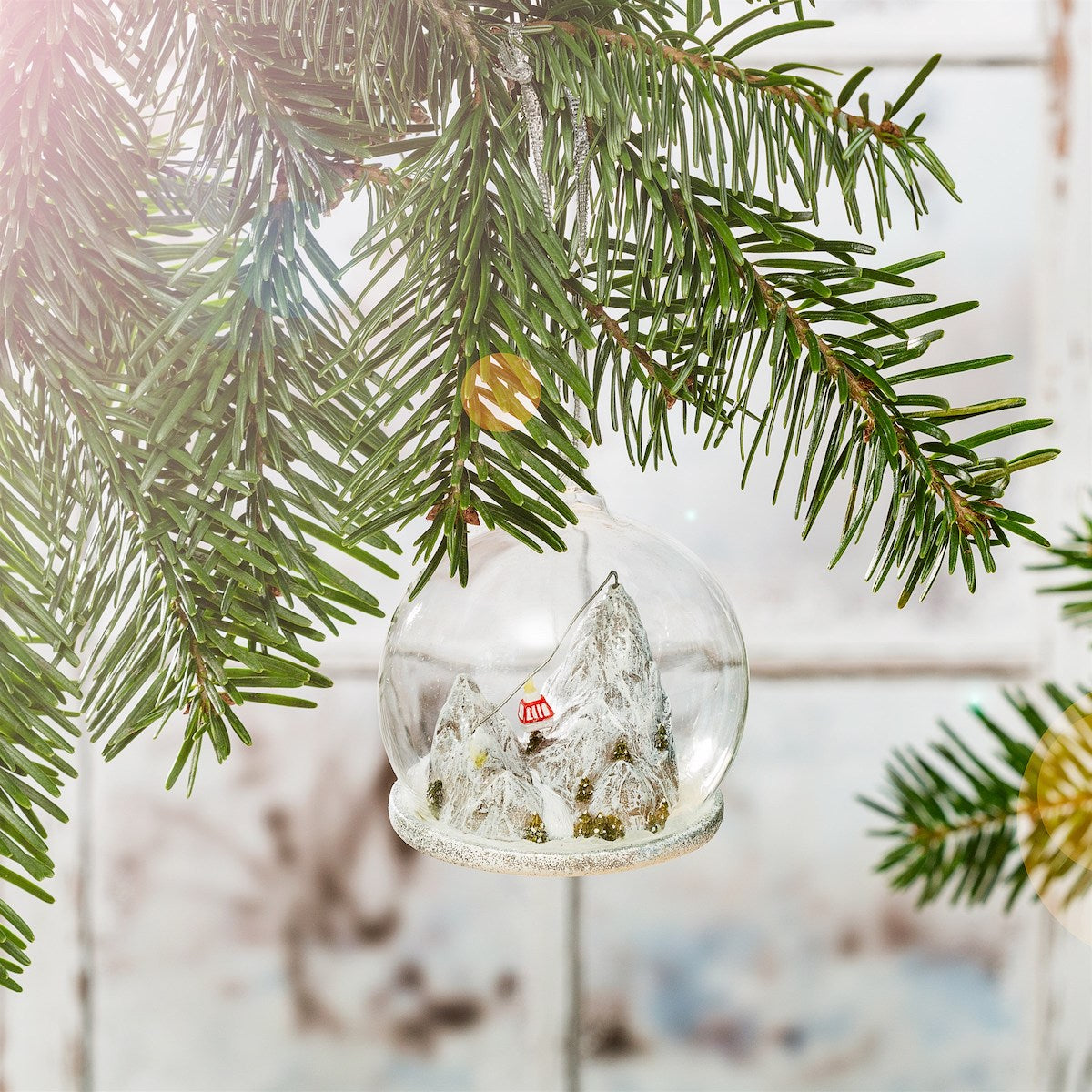 Heliotique | Sass & Belle Ski Mountain Globe Tree Decoration