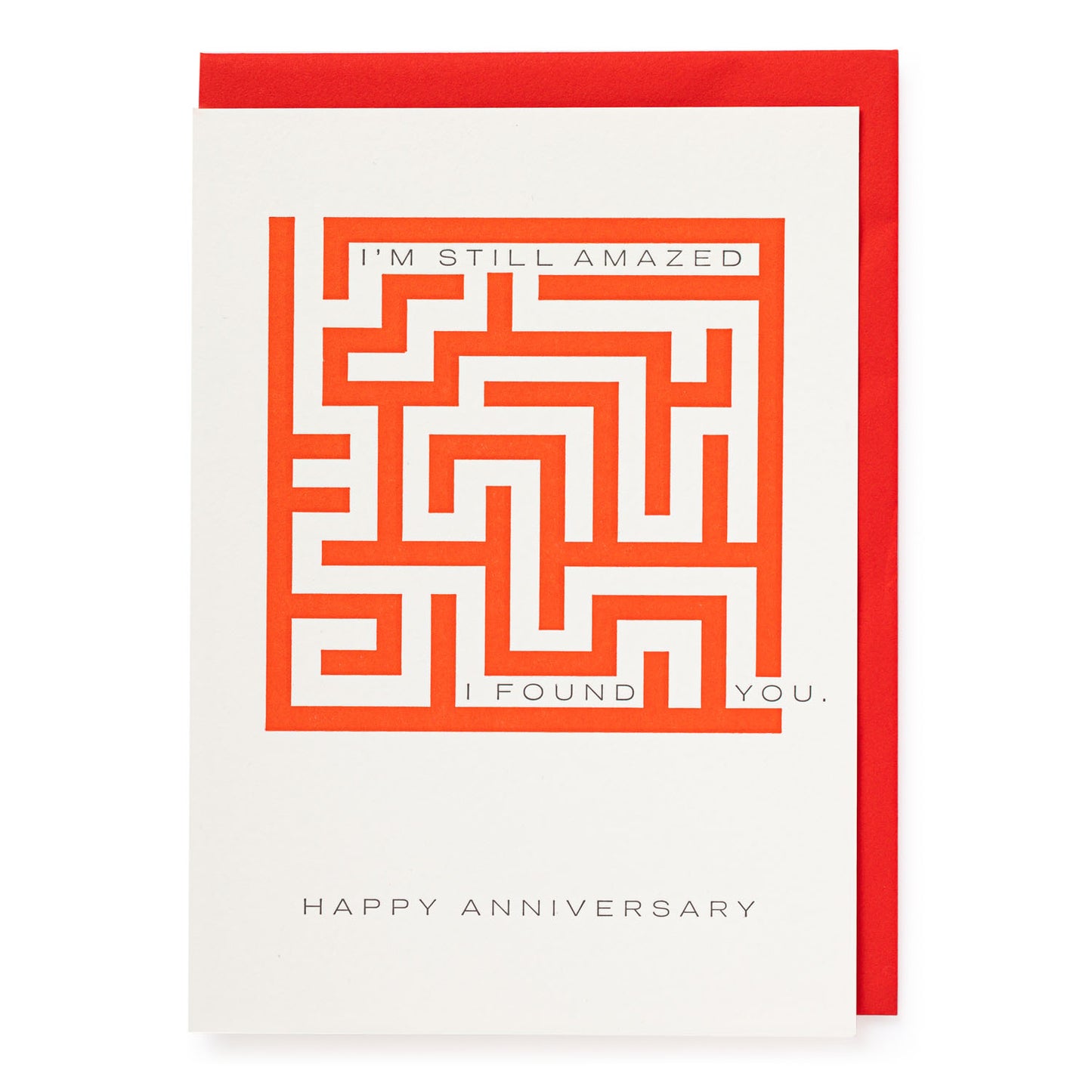 Heliotique Amazed Anniversary Card