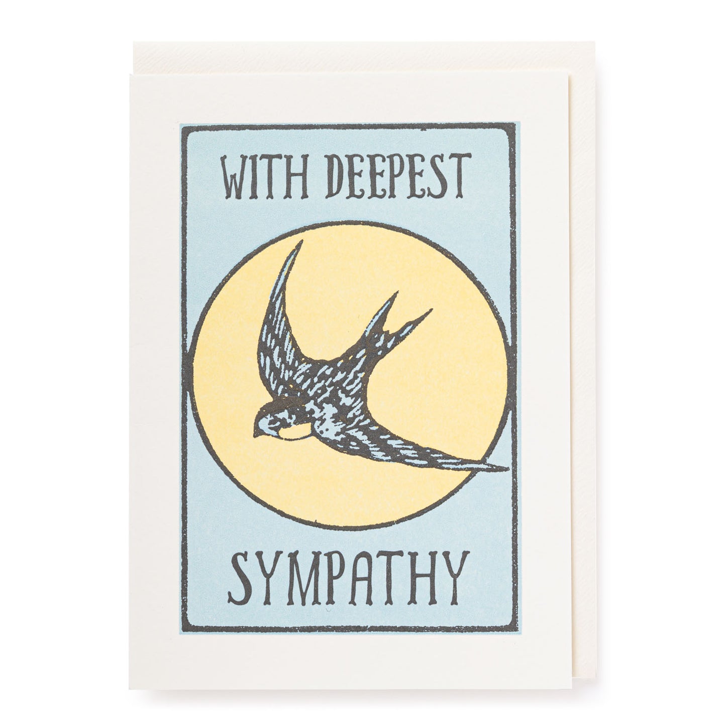 Heliotique Swallow Sympathy Card