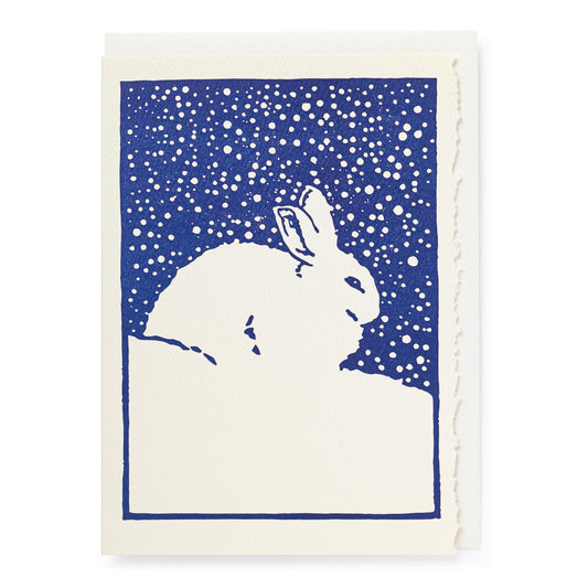 Heliotique Christmas Rabbit Greeting Card