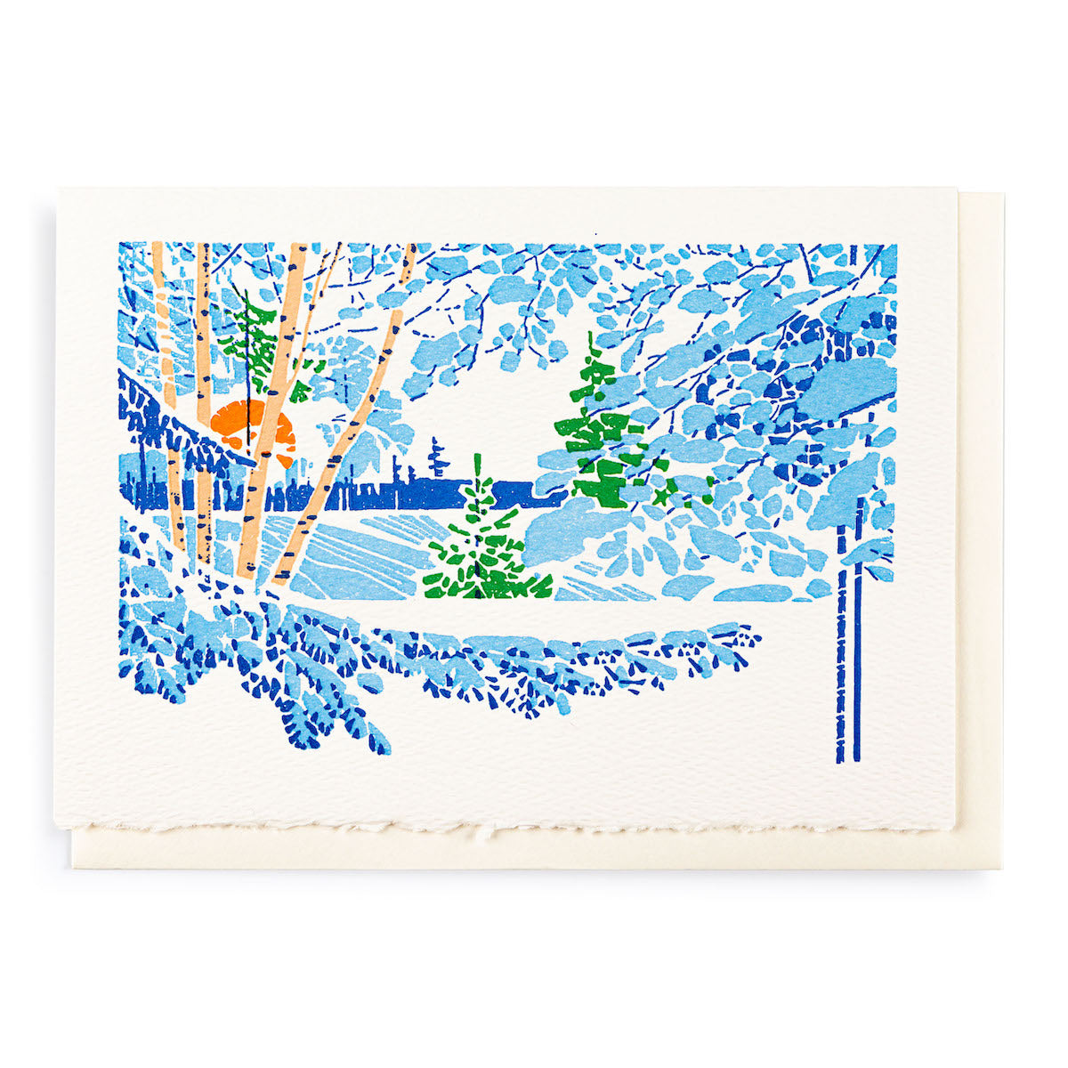 Heliotique | Archivist Gallery Winter Snow Greeting Card