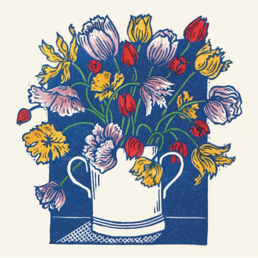 Heliotique Transferware Tulips