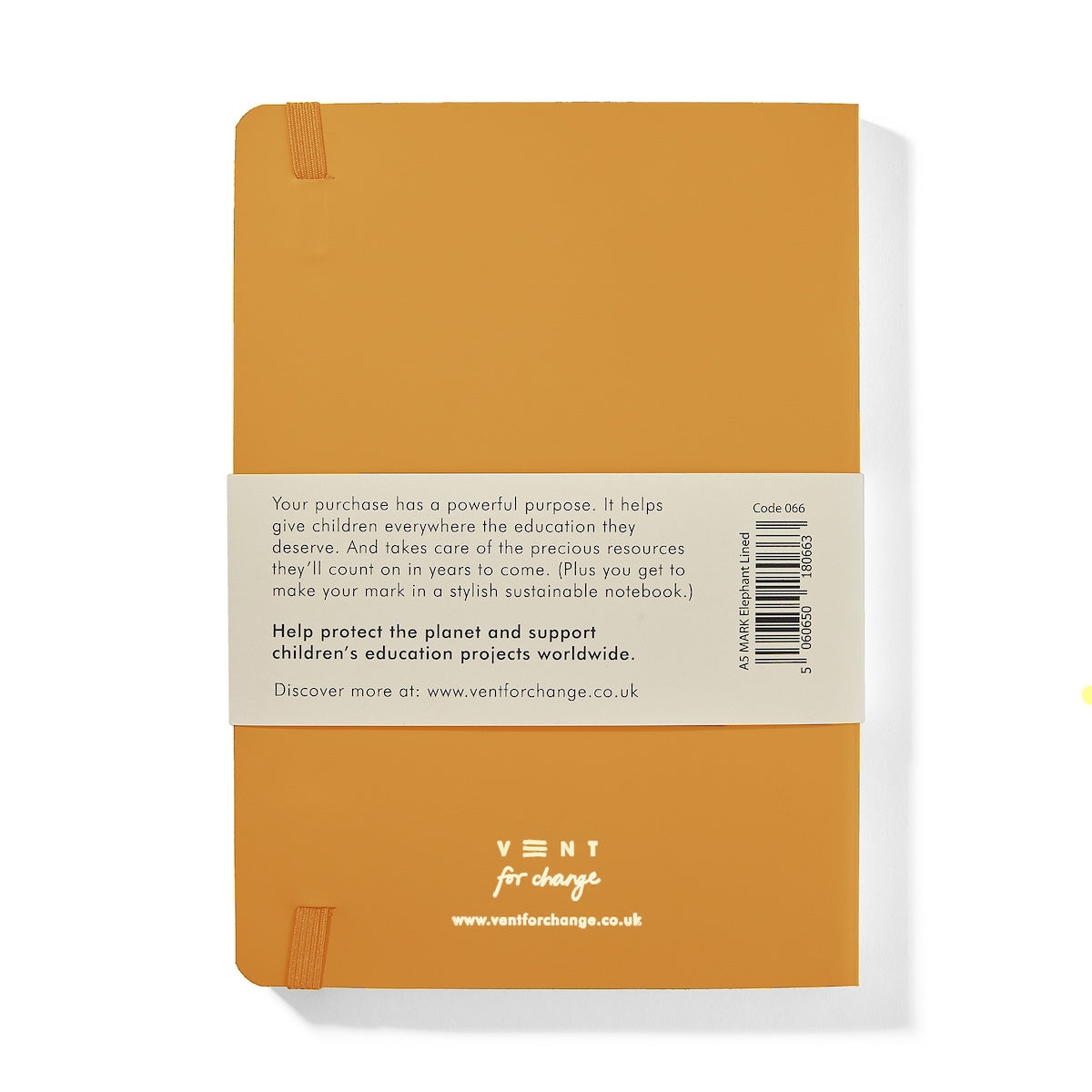 Heliotique | Vent For Change A5 Recycled Leather Lined Notebook