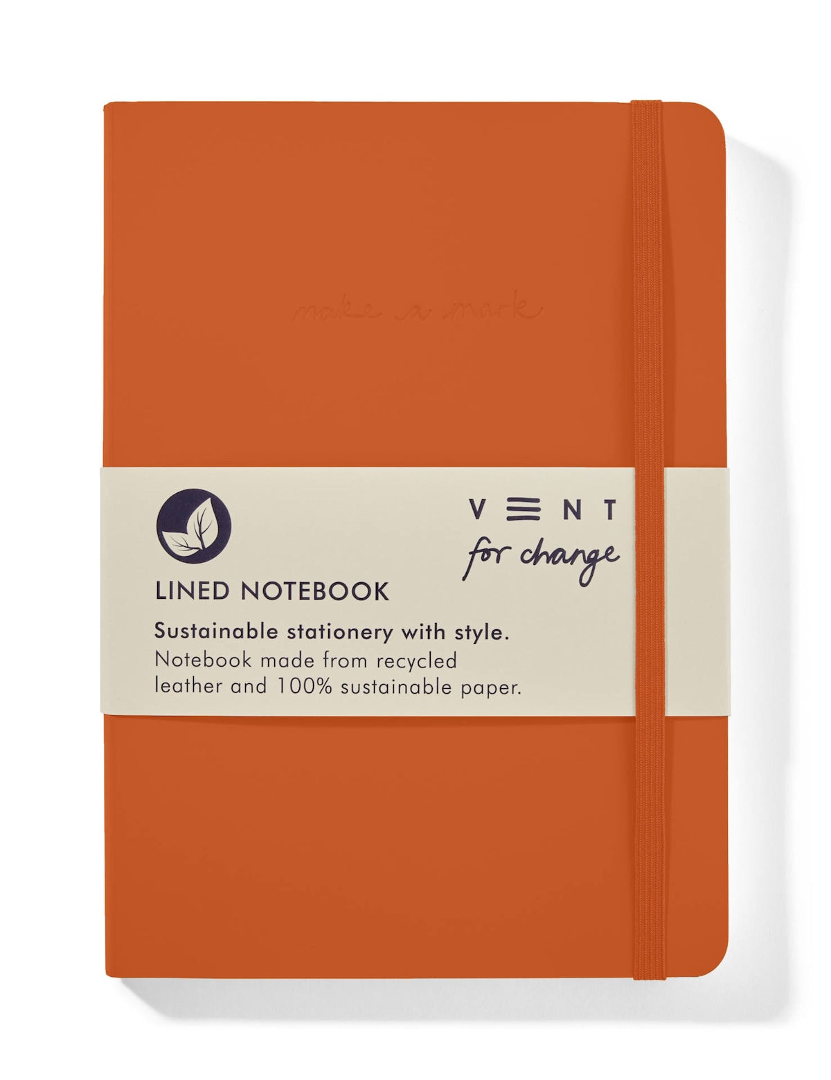 Heliotique | Vent For Change A5 Recycled Leather Lined Notebook