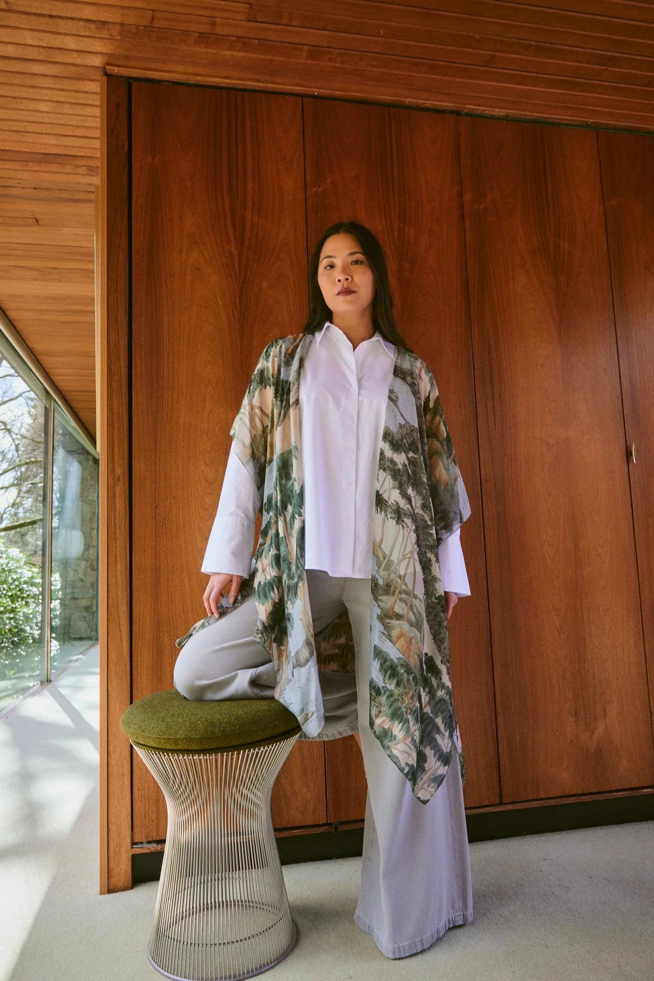 Heliotique | One Hundred Stars Rivers & Trees Natural Throwover