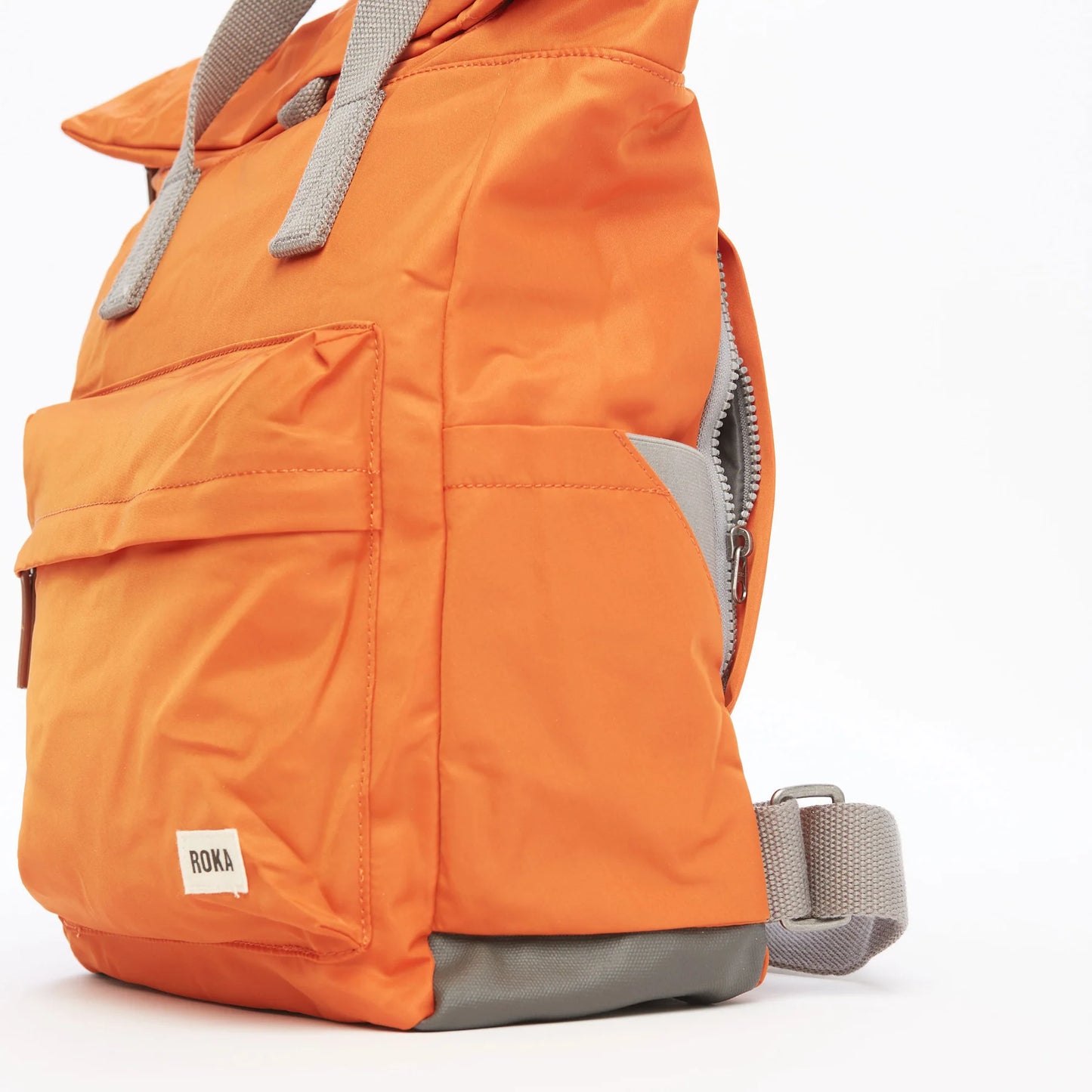 Heliotique | Roka Medium Canfield B Recycled Nylon Backpack - Orange