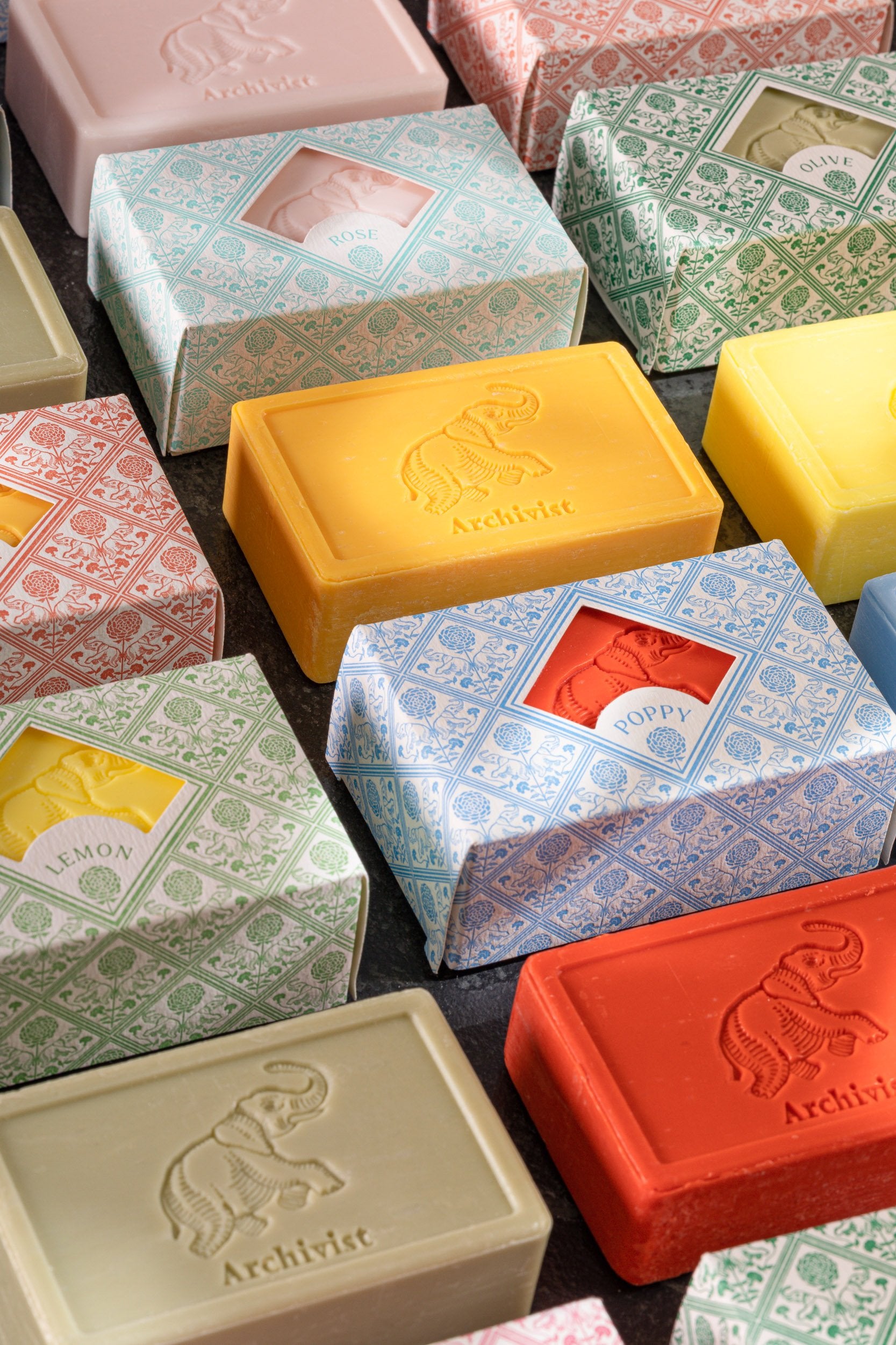 Heliotique | Archivist Gallery L'Elephant Poppy Soap Bar