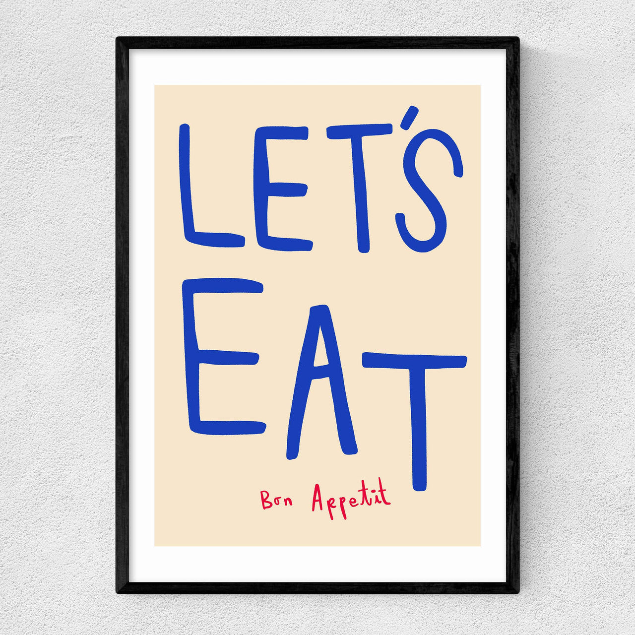 Heliotique | East End Prints Let's Eat A3 Print