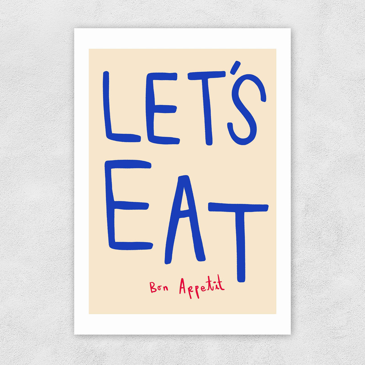 Heliotique | East End Prints Let's Eat A3 Print