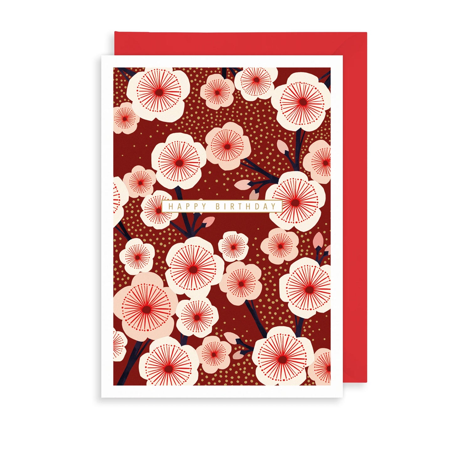 Heliotique | The Art File Cherry Blossom Birthday Card