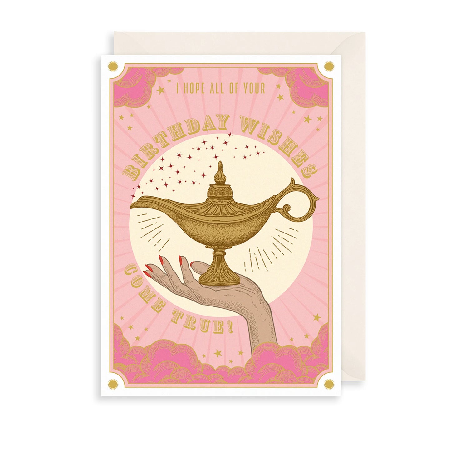 Heliotique | The Art File Genie Lamp Birthday Card