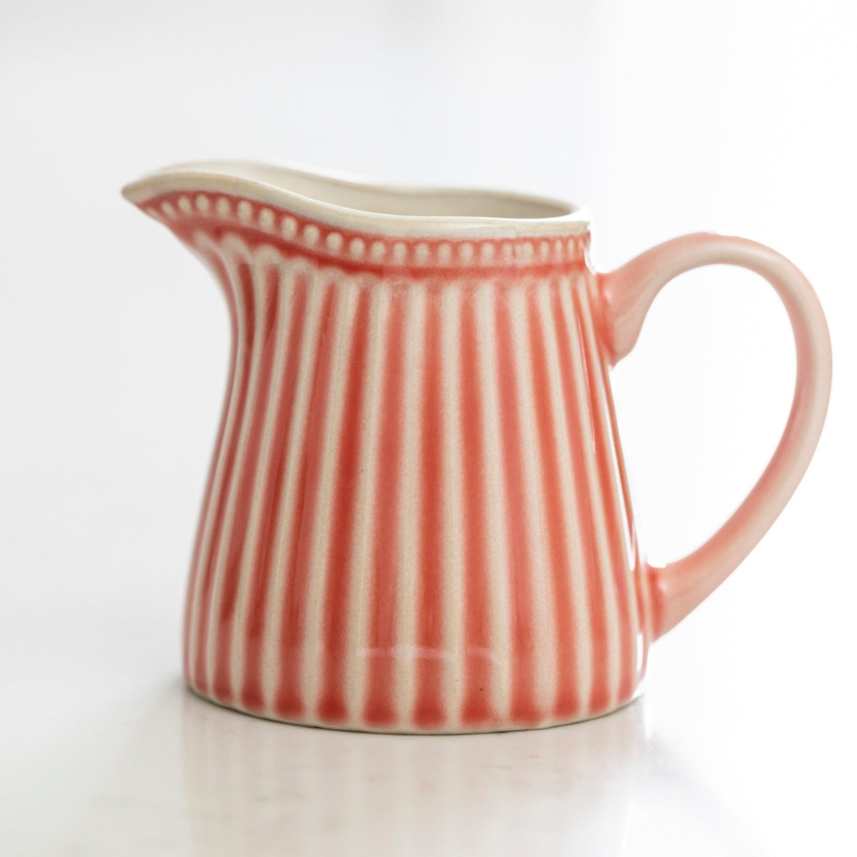 Heliotique Pembroke Stoneware Jug - Pink