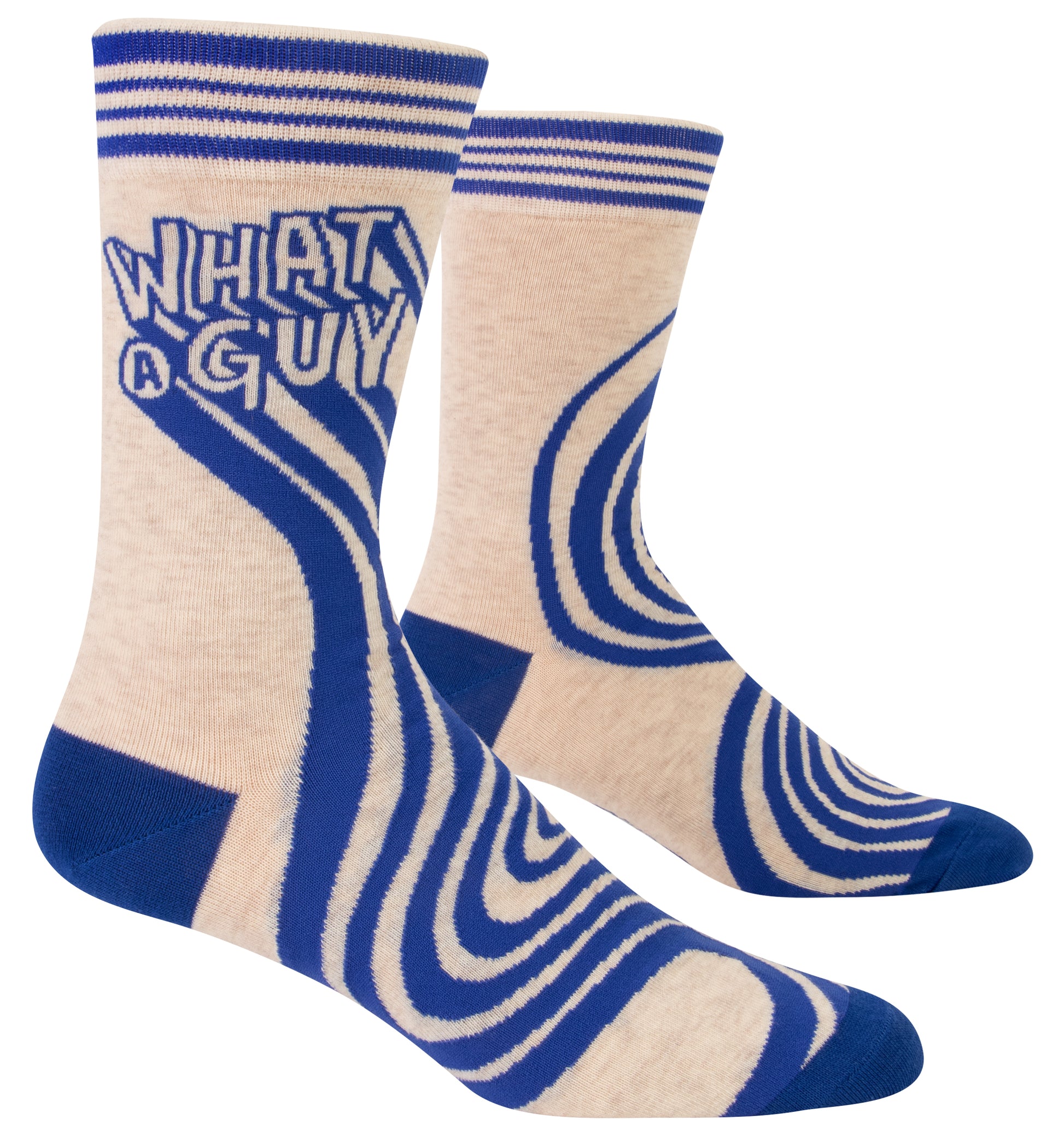 Heliotique | Blue Q What A Guy Socks - Mens