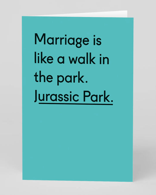 Heliotique | Ohh Deer Jurassic Park Card