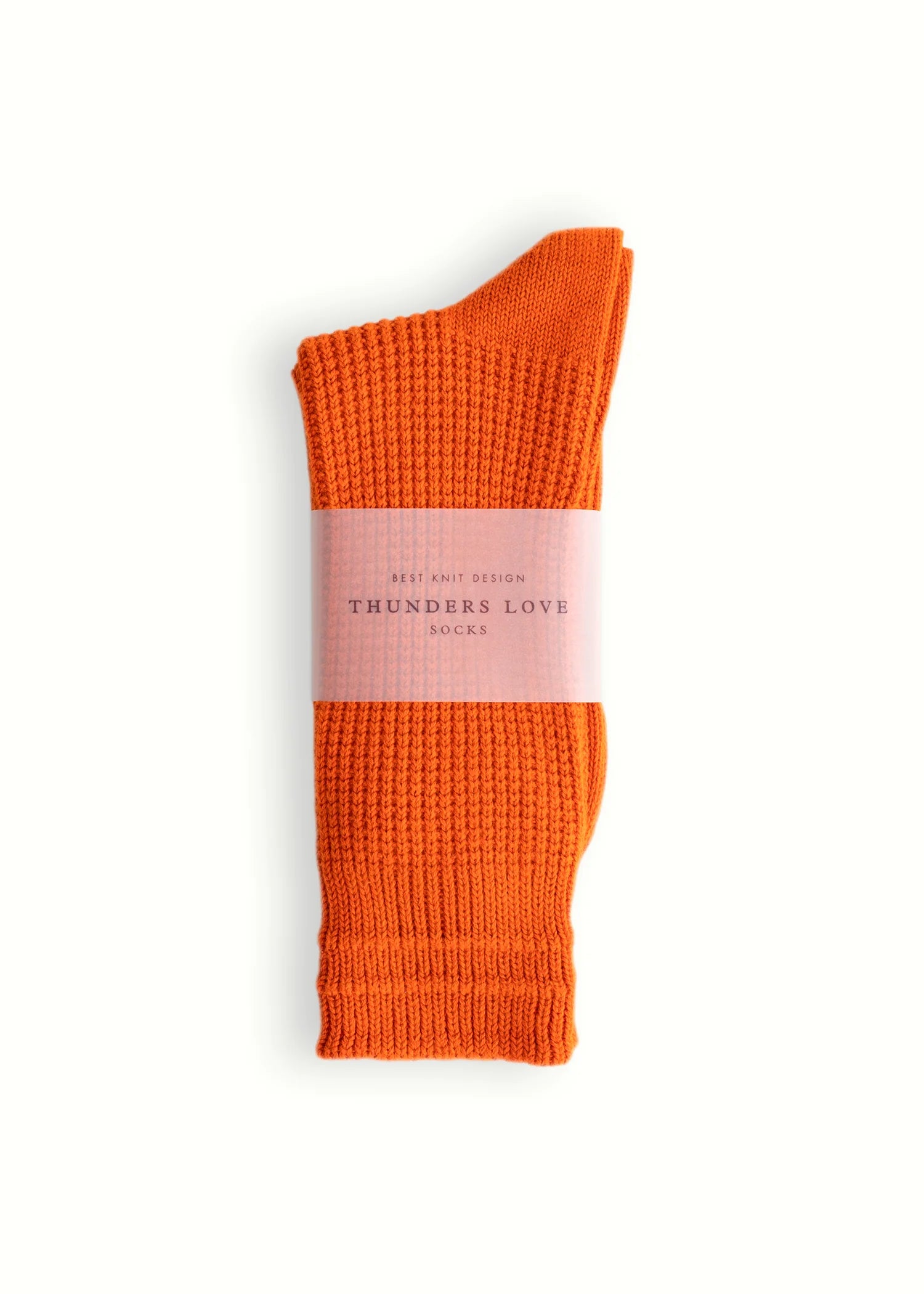 Heliotique | Thunders Love Mens Egyptian Cotton Link Socks - Orange