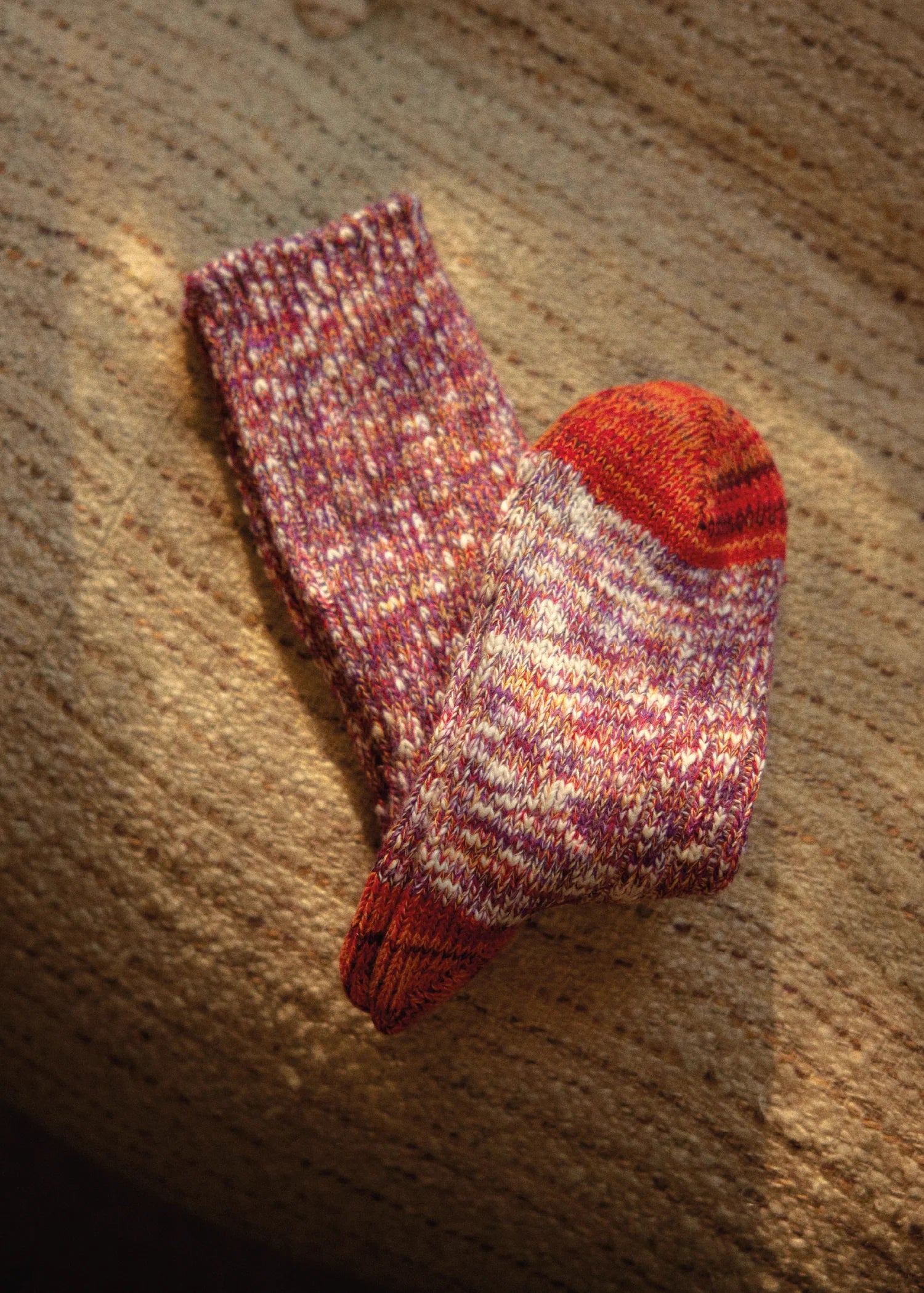 Heliotique | Thunders Love Flamme Socks - Seasons Fall Red