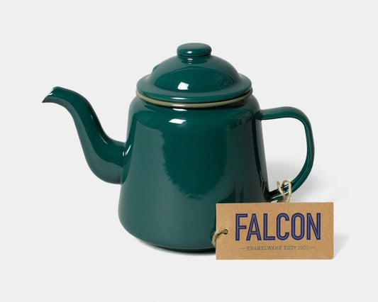 Heliotique | Falcon Enamelware Enamel Teapot - Samphire Green