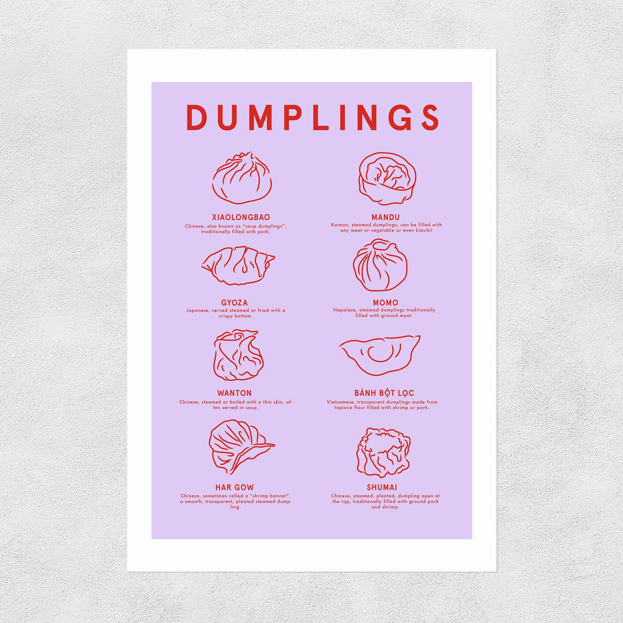 Heliotique | East End Prints Dumpling Print