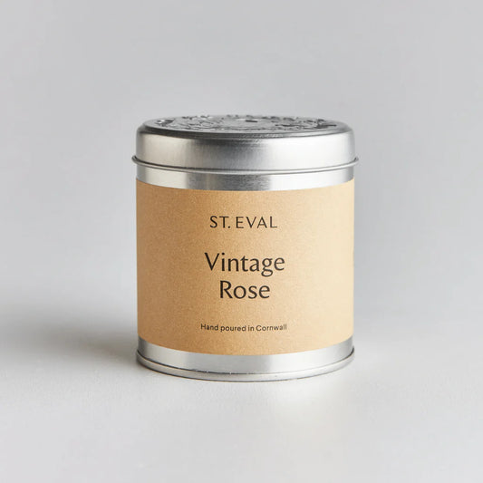 Heliotique Vintage Rose Scented Tin Candle