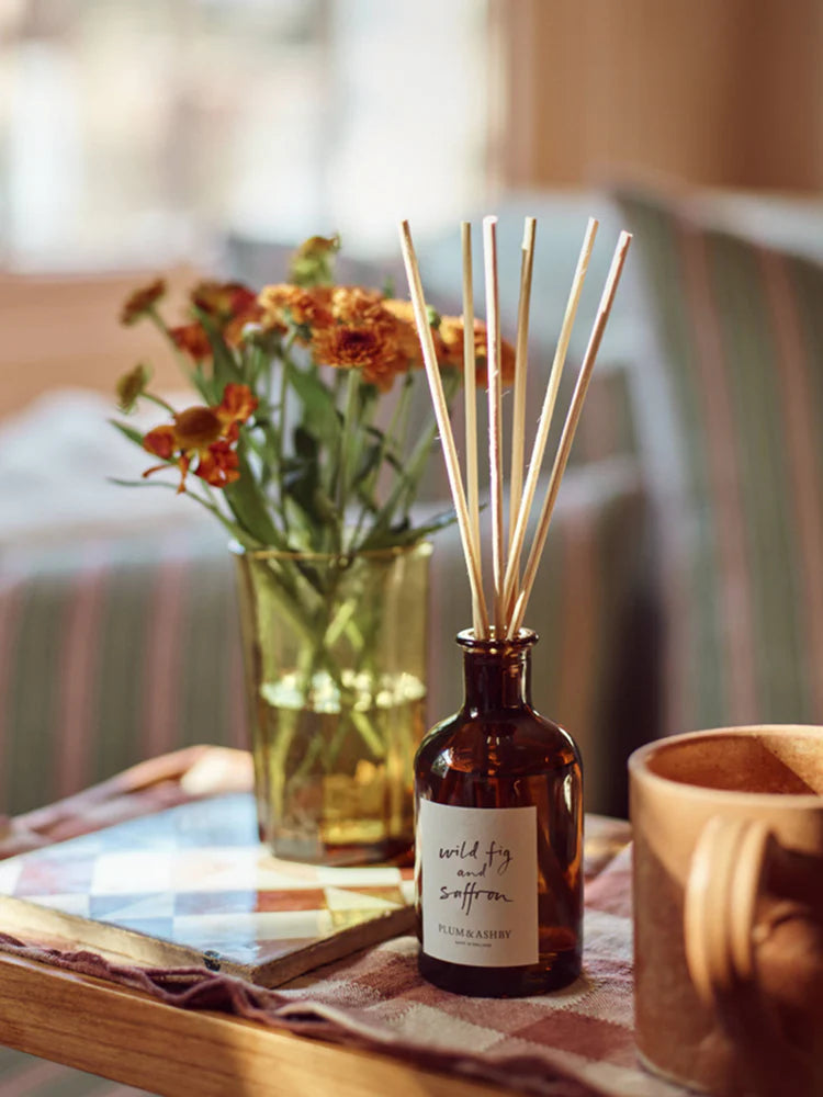 Wild Fig & Saffron Scented Reed Diffuser