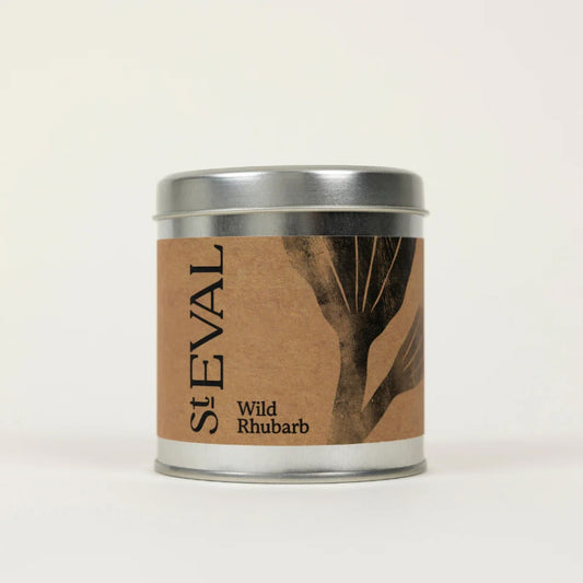 Heliotique | St Eval Wild Rhubarb Scented Tin Candle