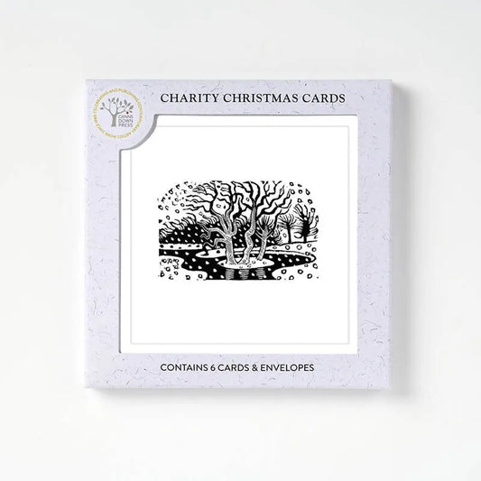 Heliotique Charity Christmas Card Pack - Snow Scene