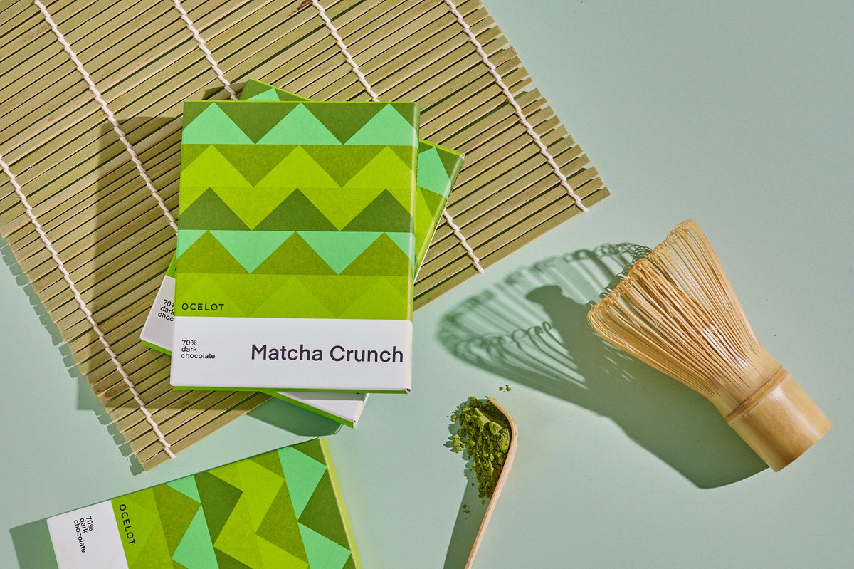 Matcha Crunch Organic 70% Dark Chocolate