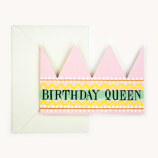 Heliotique Birthday Queen Crown Card