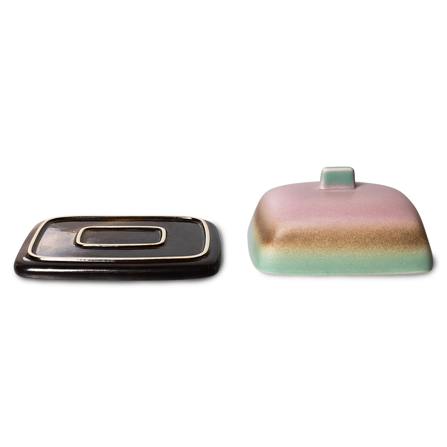 Heliotique 70's Ceramic Butter Dish