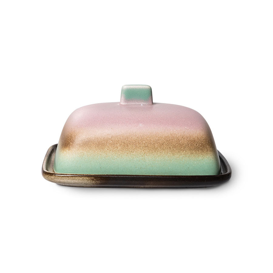 Heliotique 70's Ceramic Butter Dish