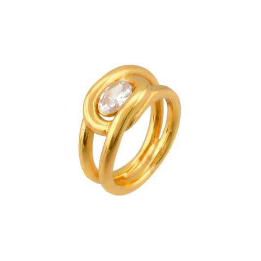 Heliotique | Shyla Anya Ring - Clear