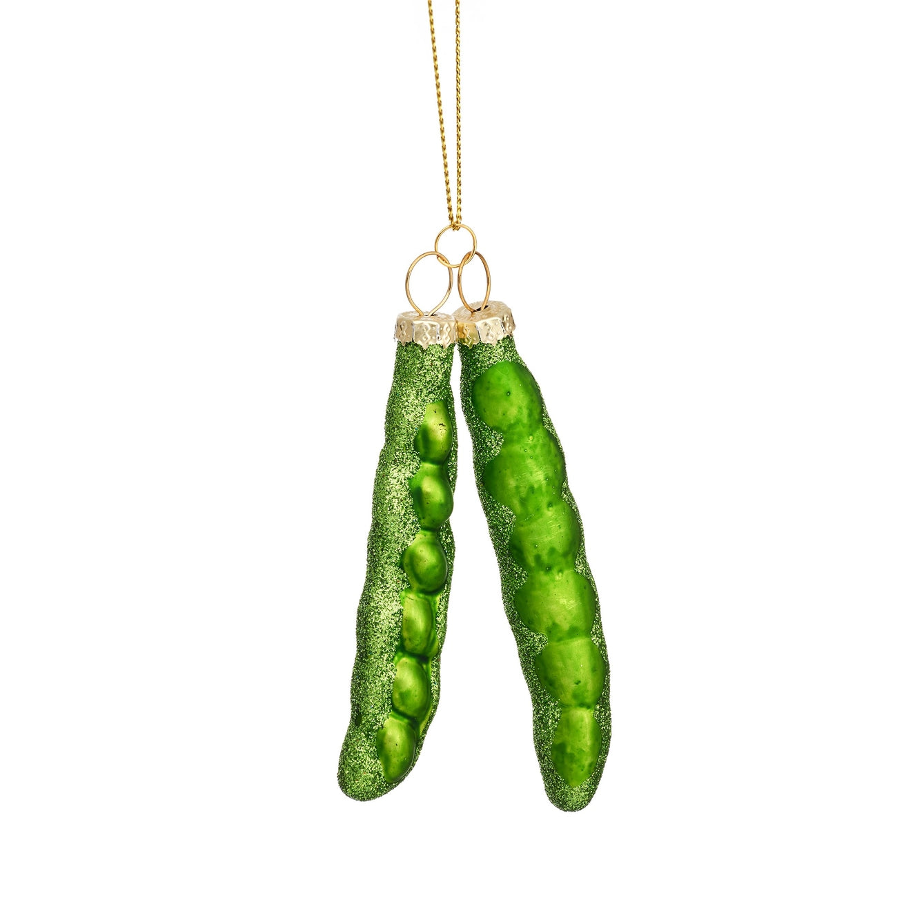 Heliotique | Sass & Belle Glass Peas in a Pod Tree Decoration