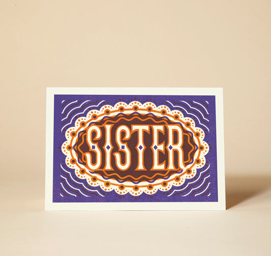 Heliotique Sister Greeting Card