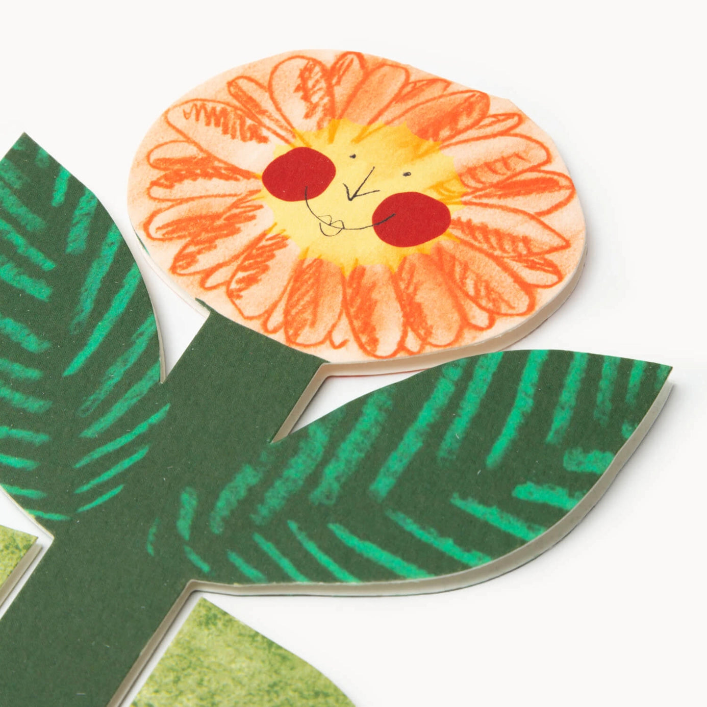 Heliotique Smiley Happy Birthday Flower Card