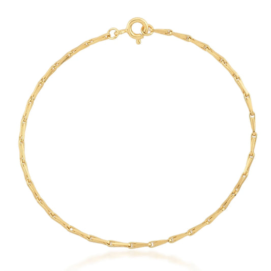 Heliotique Barleycorn Stacking Bracelet - Gold